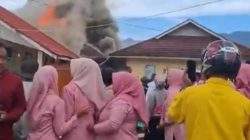 Kebakaran di SMK Negeri 5 Kerinci
