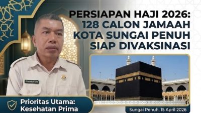 Persiapan Haji 2026: 128 Calon Jamaah Kota Sungai Penuh Siap Divaksinasi